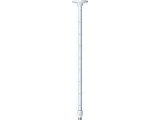 Witte Axis T91B53 telescopische plafondmontage voor camera's met verstelbare lengte en robuust ontwerp.