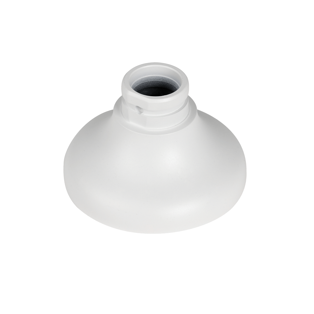 Witte Dahua PFA106 aluminium adapterplaat voor dome camera's met een compact en strak design.