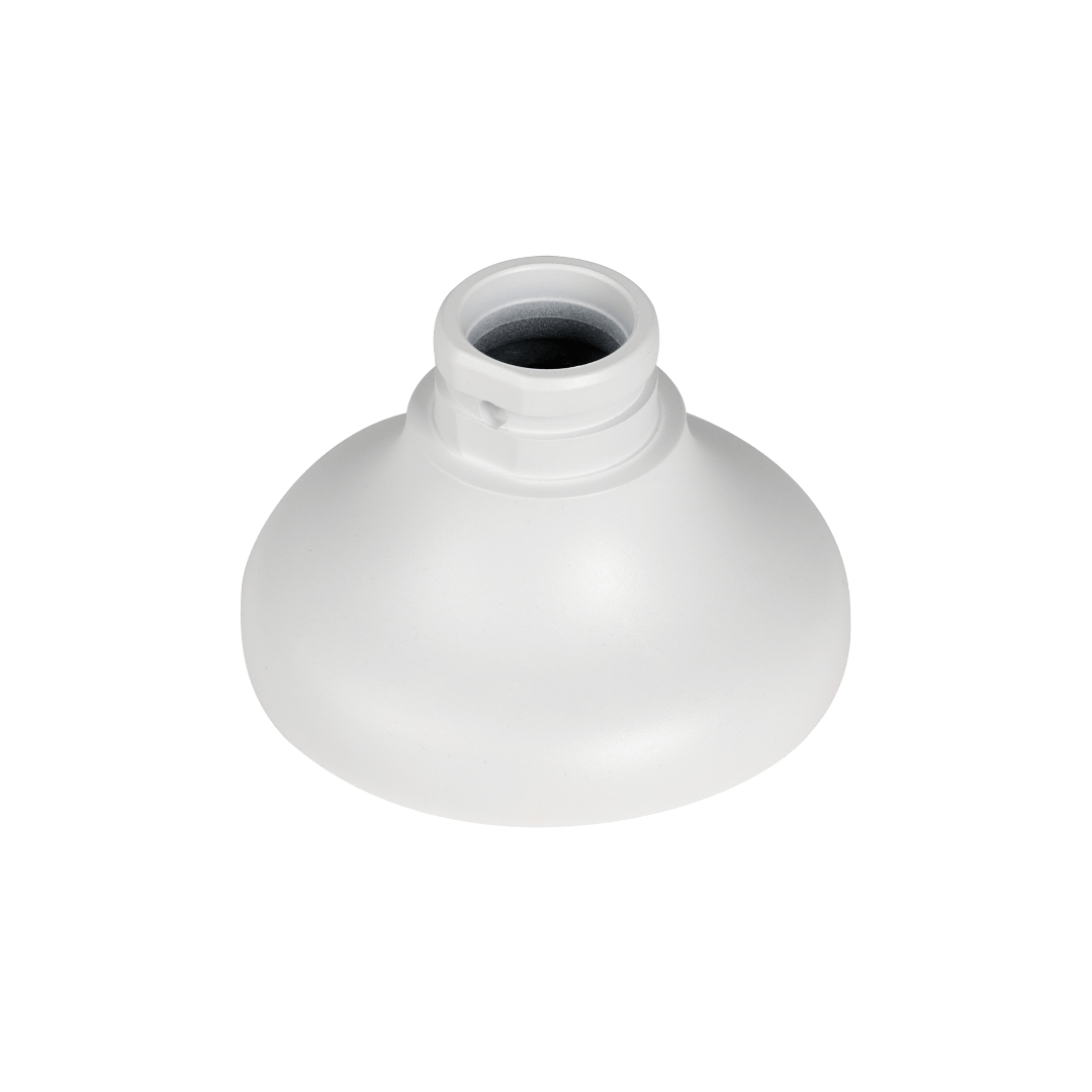 Witte aluminium adapterplaat van Dahua voor dome camera's met een strak en duurzaam design.