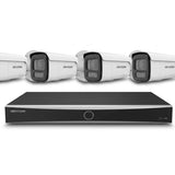8-Kanal-AcuSense-Kamera-Sicherheitspaket mit 1× NVR und 4× 8-MP-varifokalen Bullet-Kameras | Farbe Weiß | 10 % Bündelrabatt