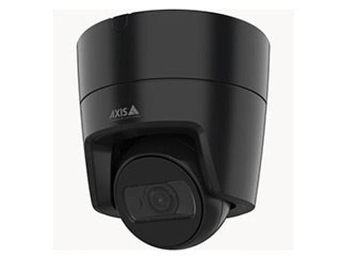 Zwarte Axis M3125-LVE turret dome IP-camera met compact design voor binnen en buiten.