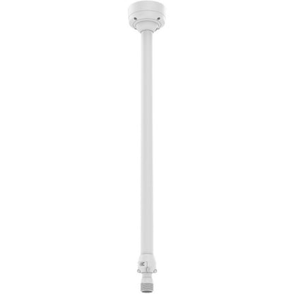 Witte Axis T91B50 telescopische plafondmontage voor camera's met een robuust, verstelbaar ontwerp.