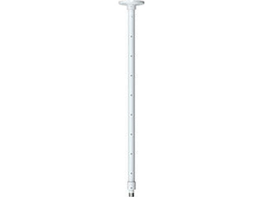 Witte Axis T91B53 telescopische plafondmontage voor camera's met verstelbare lengte en robuust ontwerp.