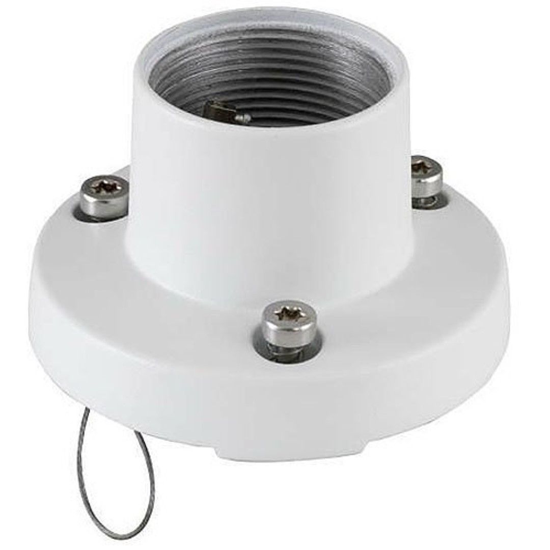 Witte Axis T94A01D aluminium hangende kit voor 1.5″ NPS-beugels met drie schroeven en een veiligheidskabel.