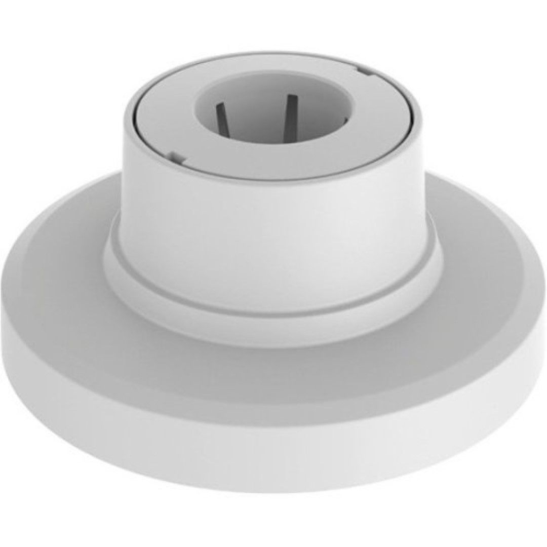 Witte Axis T94B02D hangende kit met 1.5″ NPS-schroefdraad voor binnenshuis montage van beveiligingscamera's.