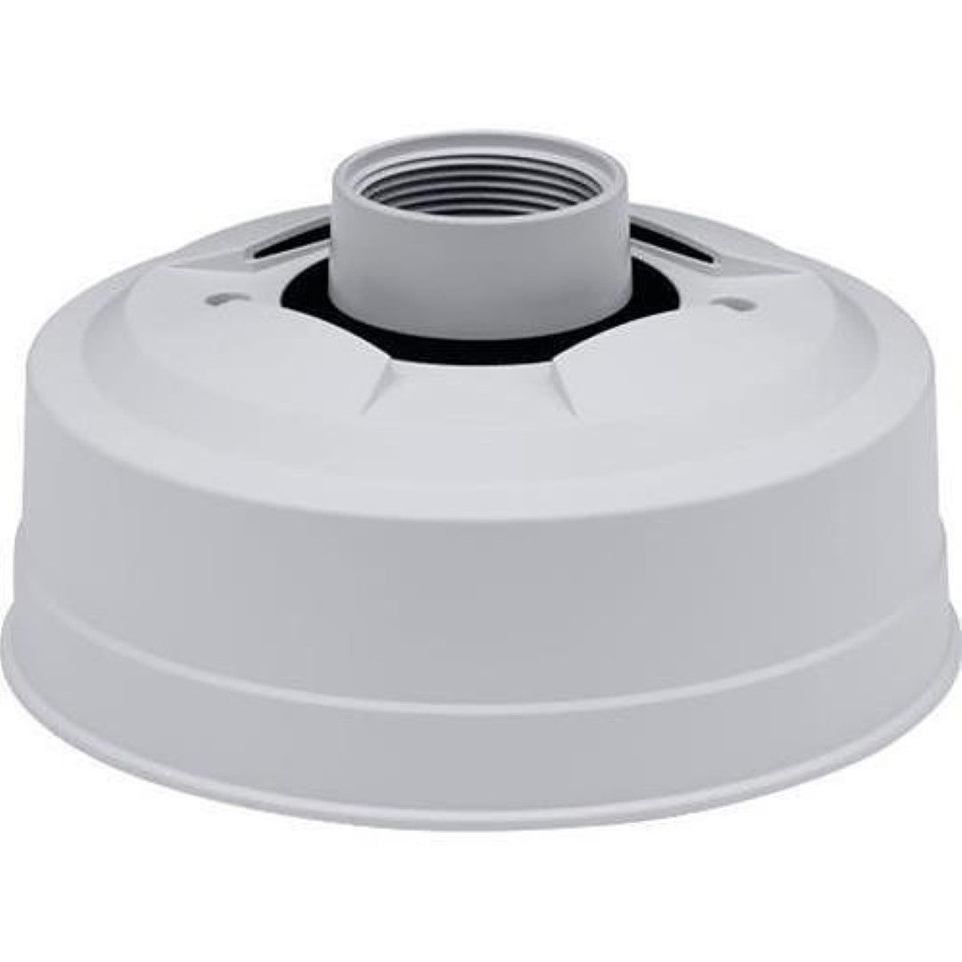 Grijze Axis T94T02D hangende kit van weerbestendig polymeer met 1,5″ NPS schroefdraad voor dome camera's.