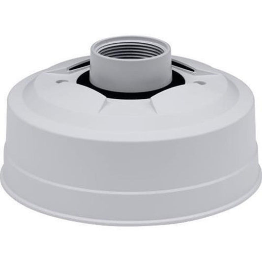 Grijze Axis T94T02D hangende kit van weerbestendig polymeer met 1,5″ NPS schroefdraad voor dome camera's.