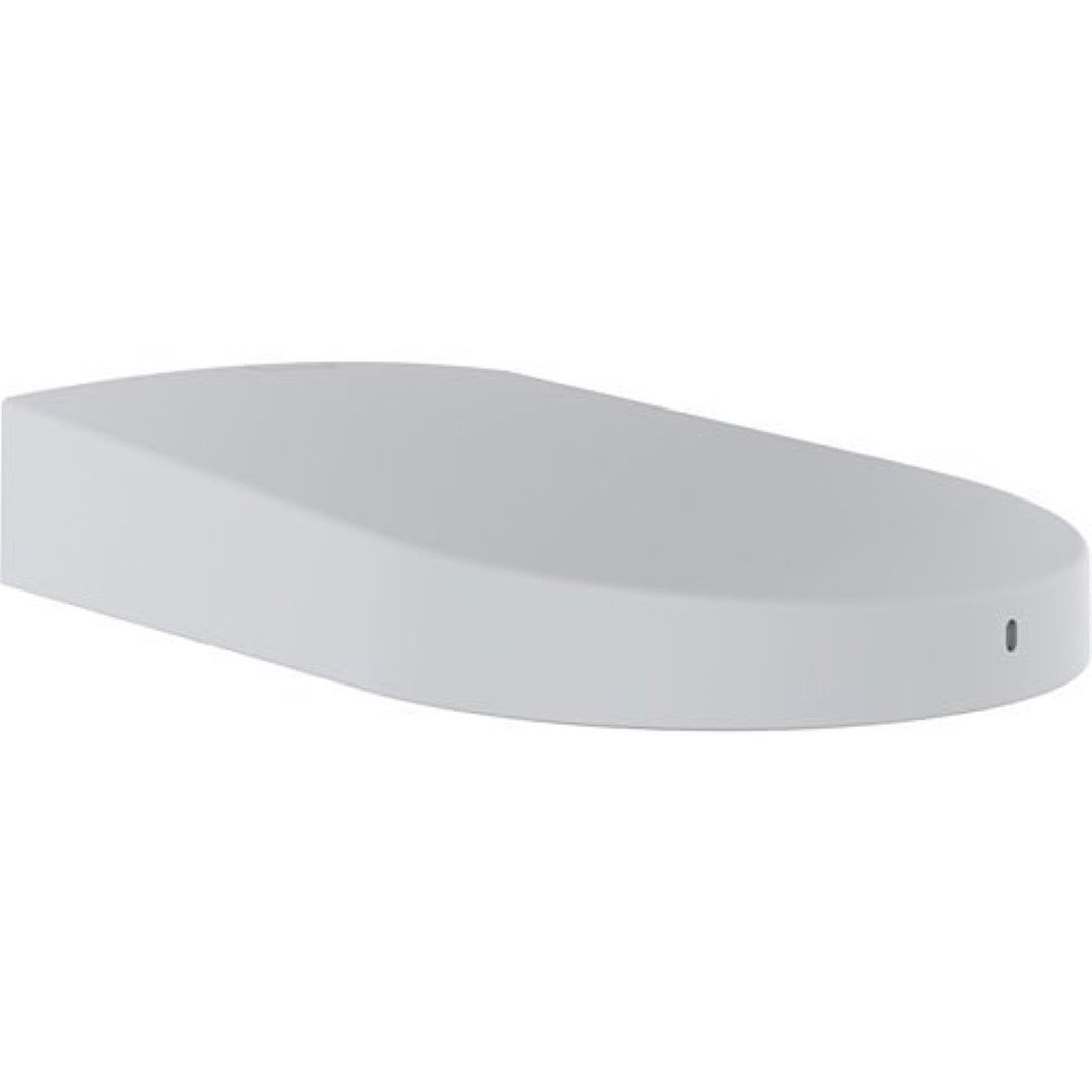 Witte Axis TM3101 hangende wandmontage met compact, strak design voor discrete camerabevestiging.