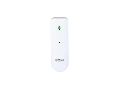 Witte Dahua ARD512-W2 draadloze PIR bewegingsmelder met groen indicatielampje voor AirShield alarmsystemen.
