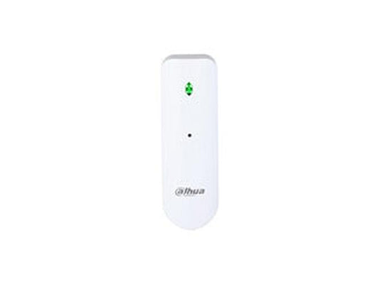 Witte Dahua ARD512-W2 draadloze PIR bewegingsmelder met groen indicatielampje voor AirShield alarmsystemen.