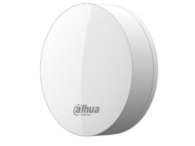 Compacte witte Dahua ARD912-W2 draadloze PIR-bewegingsdetector met rond design voor AirShield alarmsystemen.
