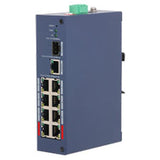 Dahua DH-CHS4110-8ET-110 | 8-Port PoE Switch | 110W | 8× PoE / PoE+ | 1× Gigabit Uplink | Blue
