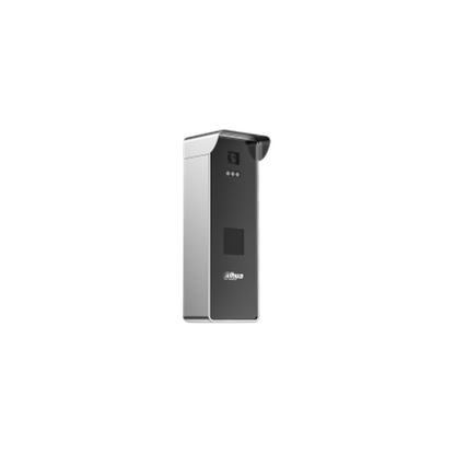 Dahua ITC416-PL8I-IZ staande ANPR camera in zilverkleurige behuizing met geïntegreerde lens en zonnekap.