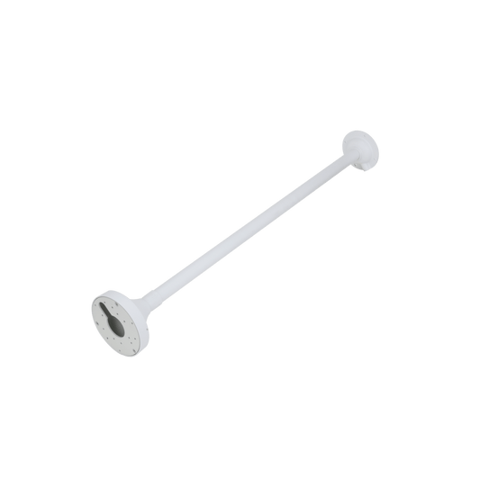 Witte, verstelbare Dahua PFB2212C aluminium plafondbeugel voor camera's, uitschuifbaar van 815 tot 1500mm.