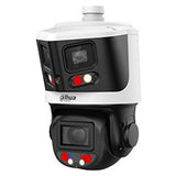 Dahua SDT4E425-8P-GB-APV1 | 2× 4MP PTZ-Panorama-Dual-Lens-Kamera | 2× 2.8mm | 180° | Zweiwege-Audio | IP67 | Weiß