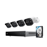 Eufy E40 | 4K | 4x Bullet | 122° | Starlight-Farb-Nachtsicht | PoE-Kamerasystem + NVR 2TB