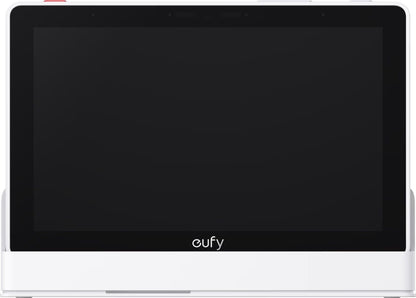 Eufy Smart Display E10 met 8-inch HD-touchscreen in wit design voor Eufy beveiligingscamera's.