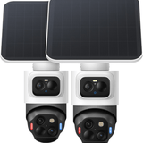 Eufy SoloCam S4 | 4K | 360° Pan-Tilt | Dual-Lens Beveiligingscamera | Duopack 2 stuks