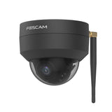 Foscam D4Z | 4MP WiFi PTZ Dome Camera | 4x Optische Zoom | 355° Pan + 90° Tilt | IR Nachtzicht 20m | WiFi 2.4GHz | Plug & Play | IP66 | ONVIF | Zwart