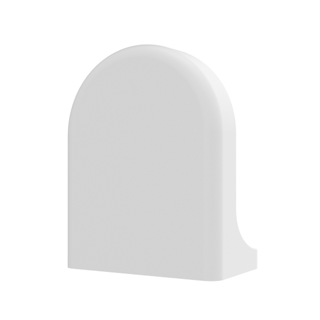 Witte Foscam FABWMB V2 muurbeugel met halfrond design voor Foscam T5EP, T8EP en D4Z beveiligingscamera's.