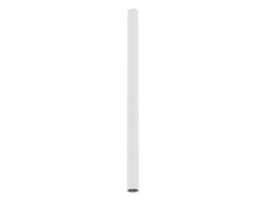 Witte Hanwha SBP-900CMP paalbevestigingsbeugel van 900 mm voor professionele cameramontage op masten.
