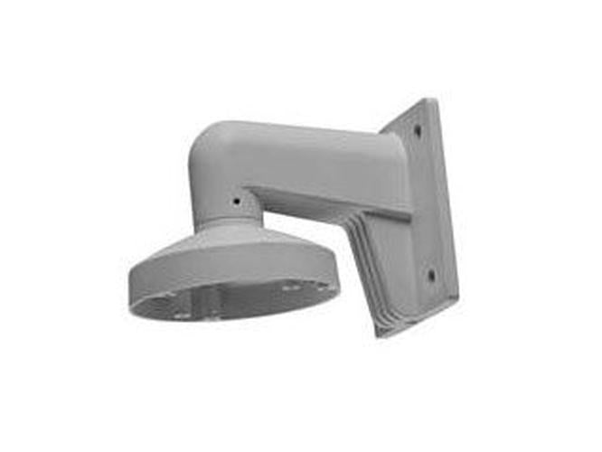 Witte aluminium muurbeugel voor Hikvision dome camera's met robuust wandmontage ontwerp.