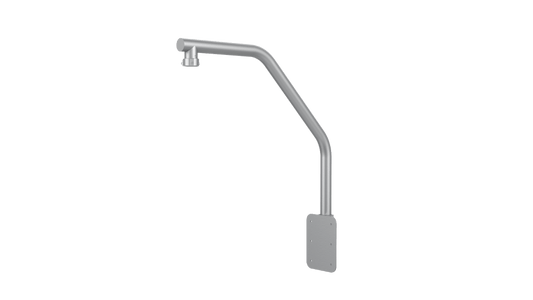 Grijze aluminium Hikvision DS-1660ZJ-P parapet muurbevestiging voor PanoVu panoramische camera's.