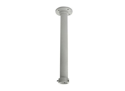 Witte Hikvision DS-1662ZJ aluminium plafondbeugel van 50 cm voor PTZ-camera's met ronde montageplaat.