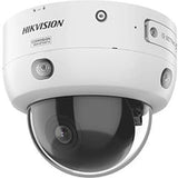 Hikvision DS-2CD2143G2-LIPTRZS2UY | 4 MP AcuSense-Dome | 2,8–4 mm Motorzoomobjektiv | Schwenken/Neigen | Aktive Abschreckung | Weiß