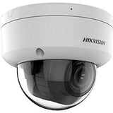 Hikvision DS-2CD2743G2-LIZS2U | 4-MP-AcuSense-Domekamera | 2,8–12-mm-Motorzoomobjektiv | Aktive Abschreckung | Weiß