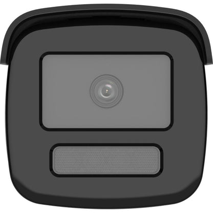 Zwarte Hikvision 8MP 4K bullet beveiligingscamera met lens en IR-sensor voor nachtzicht.