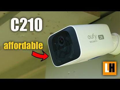 Eufy SoloCam C210 | 2K | Solar Panel | 100% Wireless | AI Detection | 8GB Storage | IP67