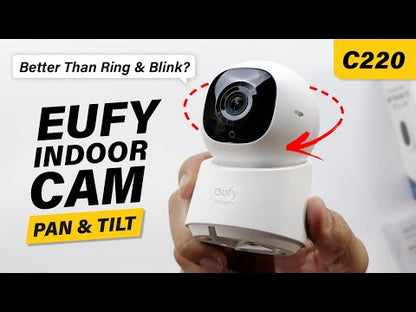 Eufy Indoor Cam C220 | 2K | Pan & Tilt | AI Detection | Privacy Mode
