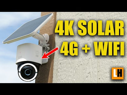 Eufy S330 4G-LTE-Kamera | 4K | 360° PTZ | WLAN + 4G | Solarpanel | Farbnachtsicht | SIM-Karte inklusive