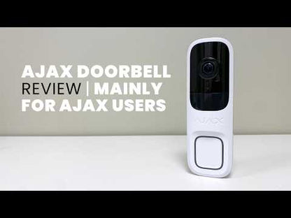 Ajax Doorbell 4MP WiFi Video Deurbel | Zwart