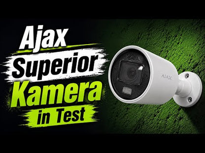 Ajax BulletCam HLVF 8MP Außen-Bullet-Kamera | 2,8-8mm Varifokalobjektiv | Schwarz