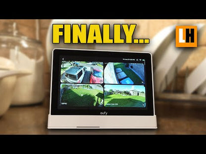 Eufy Smart Display E10 | 8" HD-Touchscreen | 4 Kamerastreams | 24 Std. Akkulaufzeit | HomeBase 3