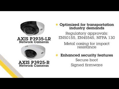 Axis P3935-LR 2MP PoE Dome Transportkamera