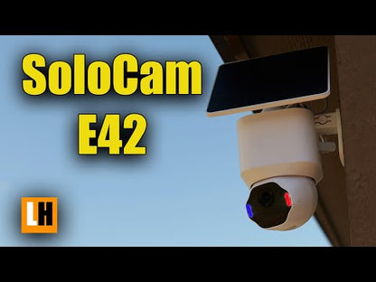 Eufy SoloCam E42 | 4K | Énergie solaire | Détection par IA | Lot de 2 caméras + HomeBase 3
