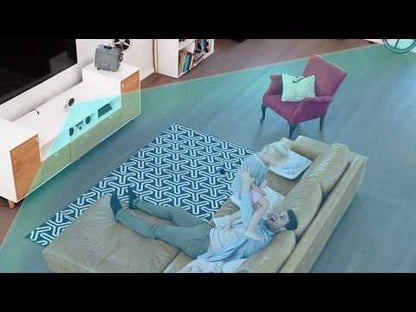 Foscam C8M Weiß | 8MP 4K-WLAN-Innenkamera mit KI-Erkennung, Dualband