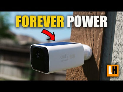 Eufy S220 SoloCam | 2K | Solar Panel | 100% Wireless | AI Detection | 8GB Storage | IP67 | Two-Pack