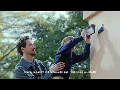 Eufy S120 | Wandleuchte + 2K-Kamera | Solarpanel | 300 Lumen | 120° | Farb-Nachtsicht | IP65