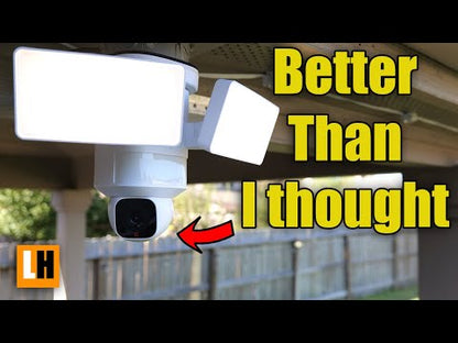 Eufy Floodlight Camera E30 | 2K | panoramique-inclinaison à 360° | LED de 2000 lumens | caméra de sécurité avec suivi par IA