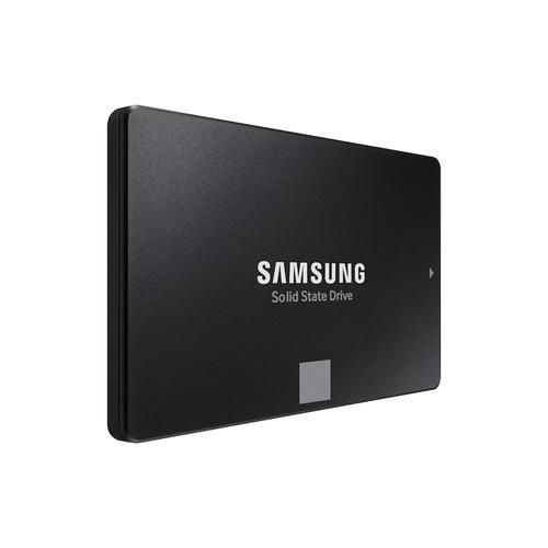Zwarte Samsung 870 EVO 1TB 2,5 inch SATA SSD voor opslaguitbreiding van de Eufy HomeBase 3.