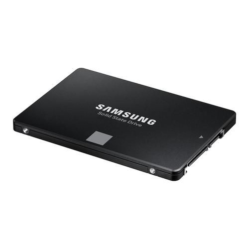 Zwarte Samsung 870 EVO 1TB SSD voor Eufy HomeBase 3 opslaguitbreiding.