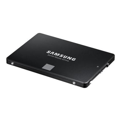 Zwarte Samsung 870 EVO 1TB SSD voor Eufy HomeBase 3 opslaguitbreiding.