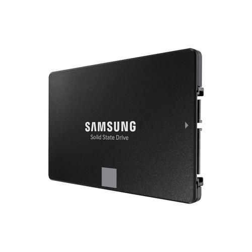 Zwarte Samsung 870 EVO 1TB 2,5 inch SATA SSD voor opslaguitbreiding van de Eufy HomeBase 3.